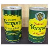 2 Vintage Vernors Cans