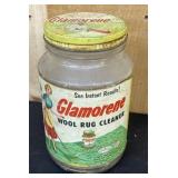 Glamorene Wool Rug Cleaner Glass Container