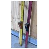 Vintage Pair of Wood Clown Stilts