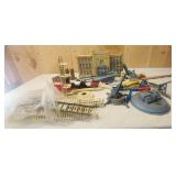 Cape Canaveral Lithograph Tin Space Play Set