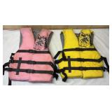 2 Adult Life Jackets
