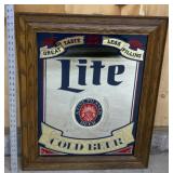 Great Taste Less Filling Lite Cold Beer Mirror