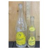 2 Glass Vernors Bottles
