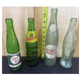Squirt, Dr. Pepper, Cheer Up Glass Bottles