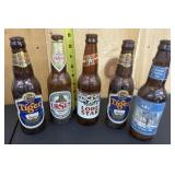 Tiger, Lone Star, Ursus, Bells Glass Bottles