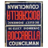 Vintage Election Cardboard Poster- Councilman