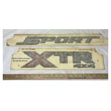 Sport & XTR Decal Stickers