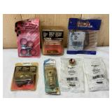 Assortment of Hardware- Hose Clamps, Wheel Nut