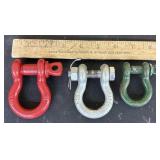 3 D-Ring Shackles