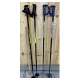 2 Pairs of Retro Ski Poles