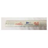 Famous Furniture 1958 Metal Ruler Detroit