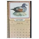 Falvo's Gulf Service, Detroit MI 1983 Calendar
