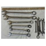 Assortment of Wrenches- Largest 1 1/4