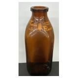 Twin Pines Brown Milk Bottle