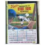 1977 Stroh's Detroit Tigers Schedule