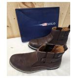 Solo Mens Brown Boots Size 13