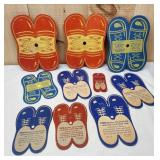 Vintage Cardboard Shoe Feetfor Balloons
