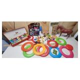 Large Vintage Lot of Children's Play toys
