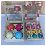 Shiny Brite Christmas Ornaments w/ Boxes