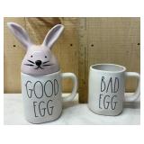 Rae Dunn 'Good Egg' & 'Bad Egg' Mugs #202