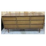Bassett Furniture MCM 9 Drawer Dresser