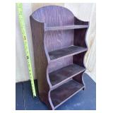 4 Tier Wood Wall Shelf