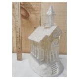 Lighted Church Water Lantern