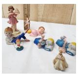Vintage Cake Topper Figurines