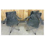 2 Folding Chairs w/ 2 Bags