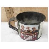 Ponderosa Ranch Show Tin Cup