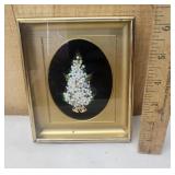 Framed Jewel Art Christmas Tree