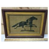Running Horse Weathervane Artwork