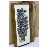 3-D Purple Violets by Thayer