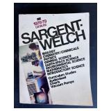 1978-79 Sargent Welch Catalog