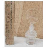 Vintage Perfume Bottle Glass