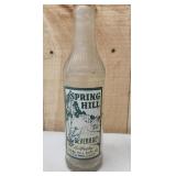 Spring Hill Soda Bottle Adv. Newark Ohio