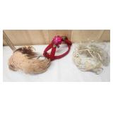 3 Ladies Head Dress Appliques