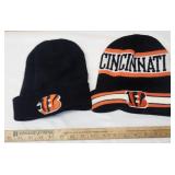 2 Cincinnati Bengals Winter Hats