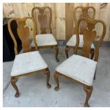 4 Dinning Room Chairs- Seats Need Recovered