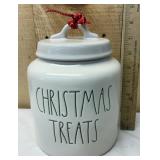 Rae Dunn 'Christmas Treats' Jar #202
