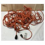 Long Orange Extension Cord