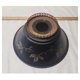 Vintage Tole Ware Metal Lamp Shade
