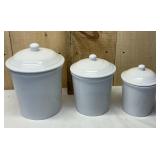 White Storage Jar Set