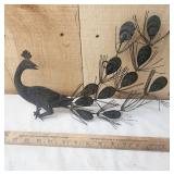 Metal Peacock Wall Decor
