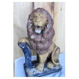 Concrete Lion Statue