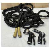 Garden Hose & 2 Spray Nozzles