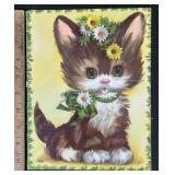 Coby Kitten w/ Flowers
