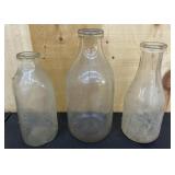 3 Milk Bottles