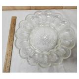 Glass Deviled Egg Dish