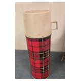 King Seeley Red Plaid Thermos